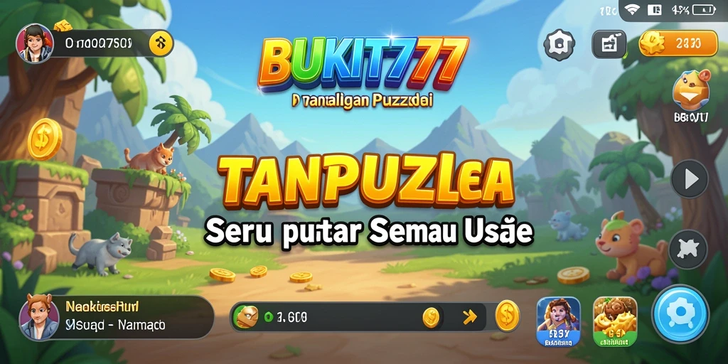 Tampilan gameplay BUKIT777 yang menarik dan menantang.