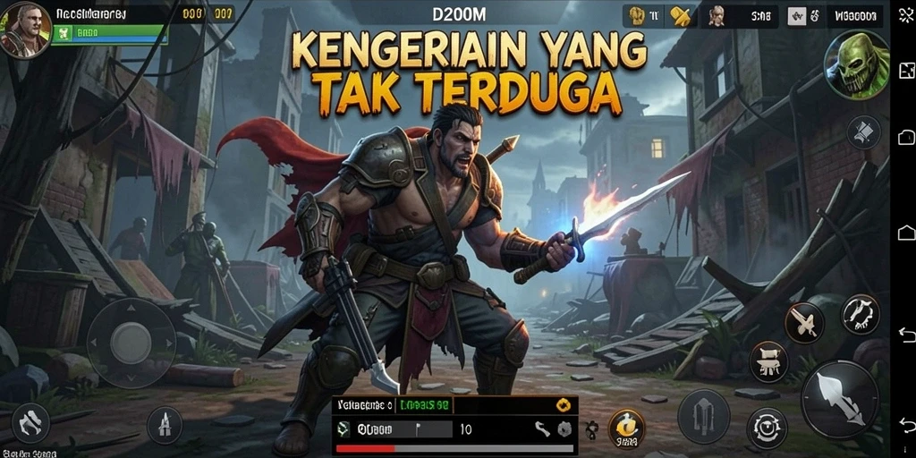 Gameplay menegangkan D200M dengan suasana Horror yang mencekam.