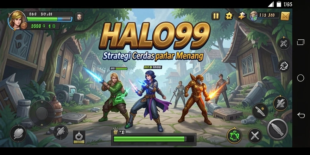 Tangkapan layar HALO99 menampilkan gameplay strategi yang menarik.