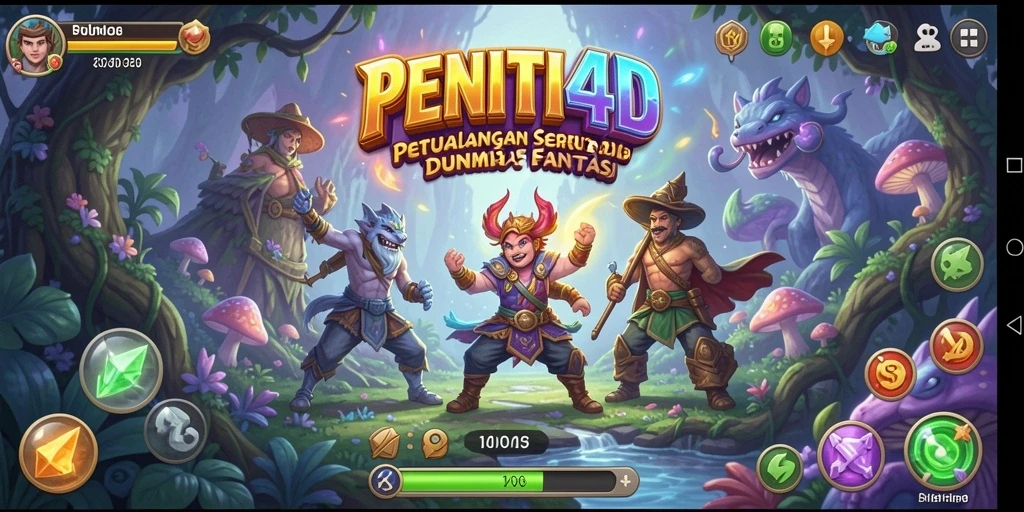 Gameplay seru dan menantang di PENITI4D.